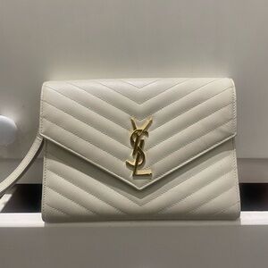 YSL Saint Laurent Envelope Clutch Cassandre